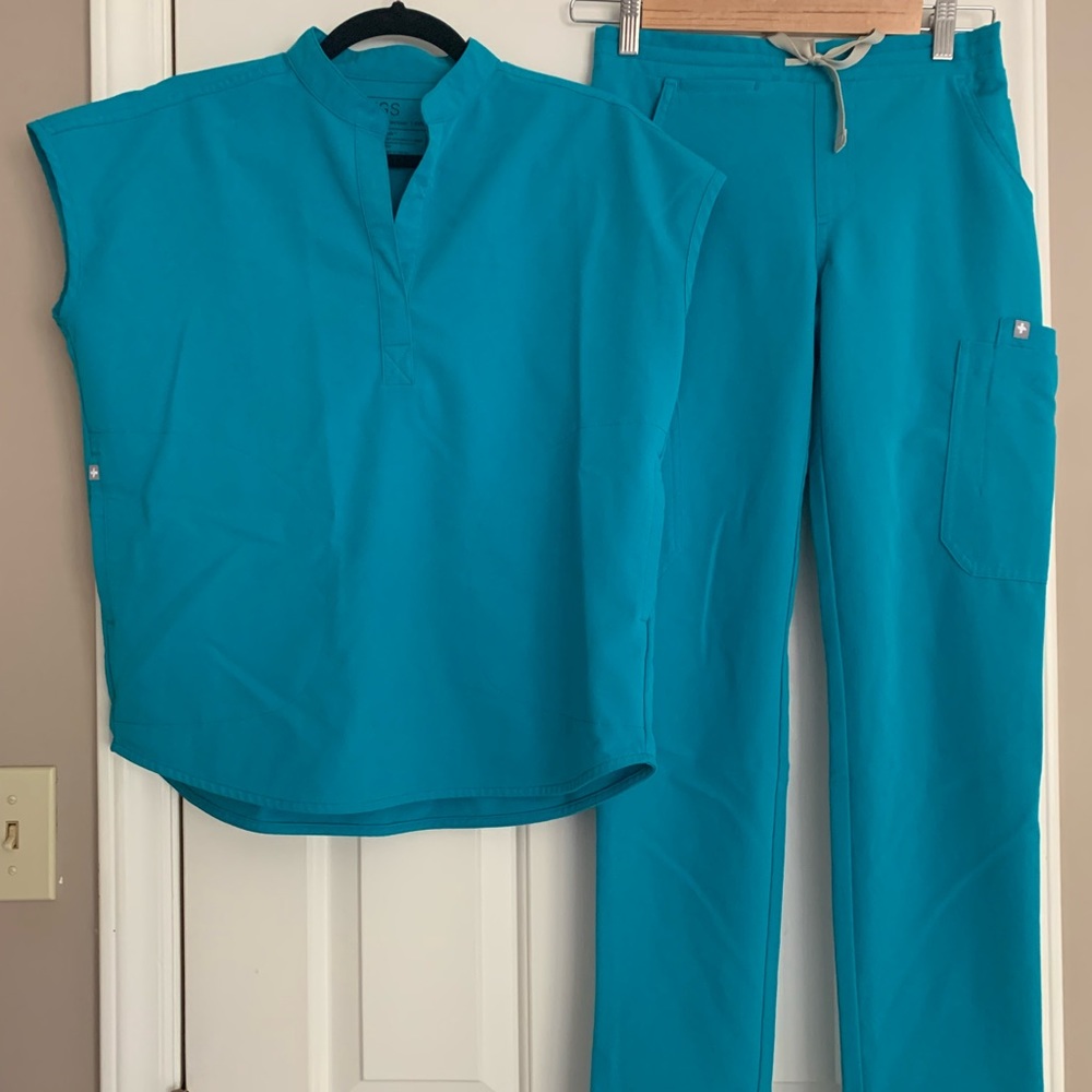 Figs Teal Set Rafaela Yola XXS